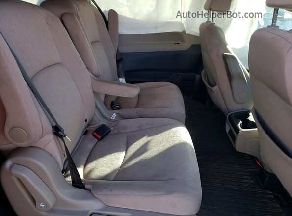 5FNRL6H57KB070987 2019 HONDA ODYSSEY Gray Widok tylnych siedzeń