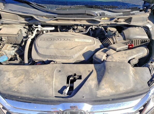 5FNRL6H57KB070987 2019 HONDA ODYSSEY Gray Widok wnętrza z tyłu