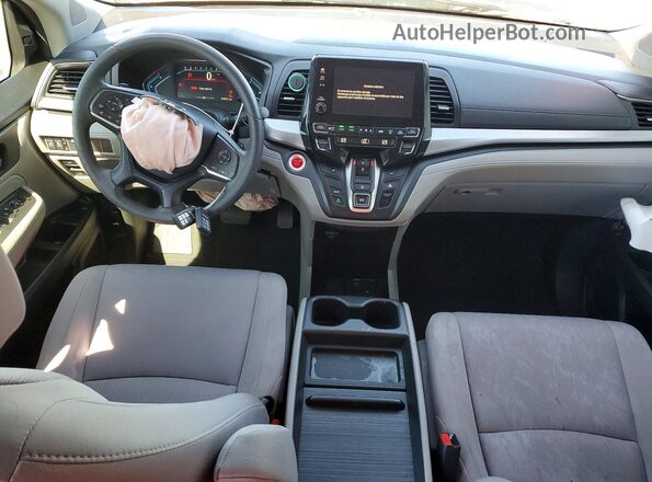 5FNRL6H57KB135921 2019 HONDA ODYSSEY Синий Вид панели приборов