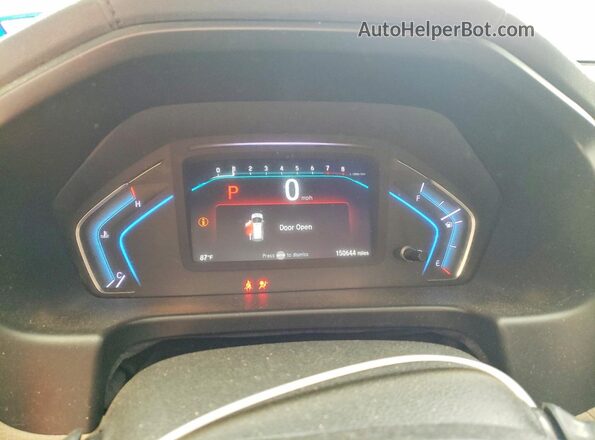 5FNRL6H58KB039277 2019 HONDA ODYSSEY White Widok zestawu wskaźników