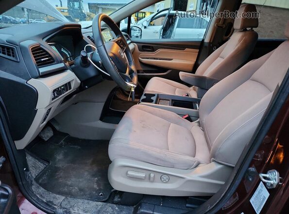 5FNRL6H59LB054937 2020 HONDA ODYSSEY Burgundy Vista interior delantera