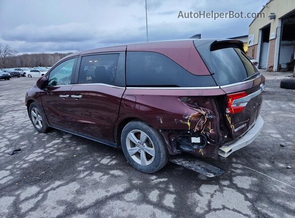 5FNRL6H59LB054937 2020 HONDA ODYSSEY Burgundy Trasero izquierdo