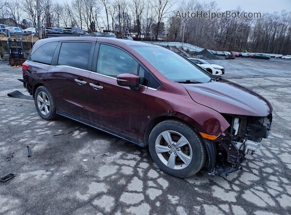 5FNRL6H59LB054937 2020 HONDA ODYSSEY Burgundy Delantero derecho
