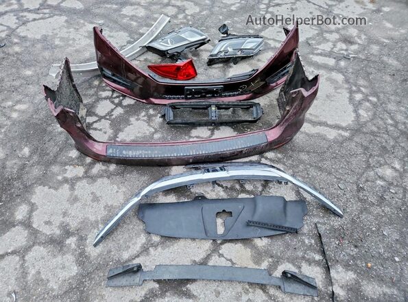5FNRL6H59LB054937 2020 HONDA ODYSSEY Burgundy Vista de la etiqueta del VIN