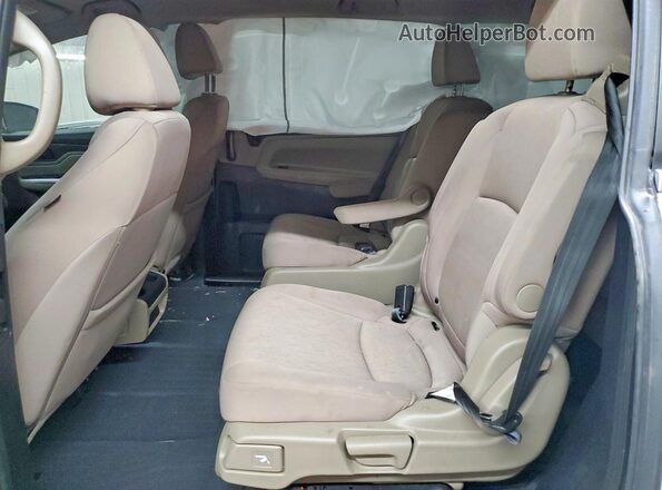 5FNRL6H5XKB112147 2019 HONDA ODYSSEY White Vista interior trasera