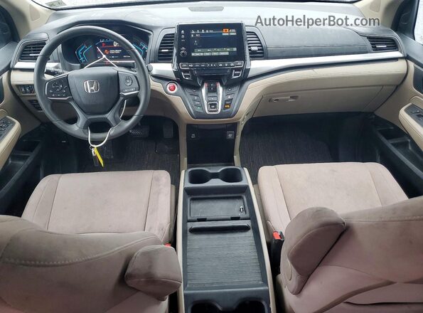 5FNRL6H5XMB044161 2021 HONDA ODYSSEY White Dashboard view