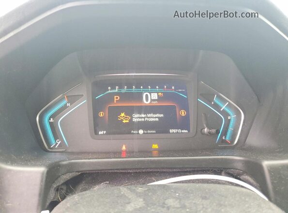 5FNRL6H5XMB044161 2021 HONDA ODYSSEY White Instrument cluster view