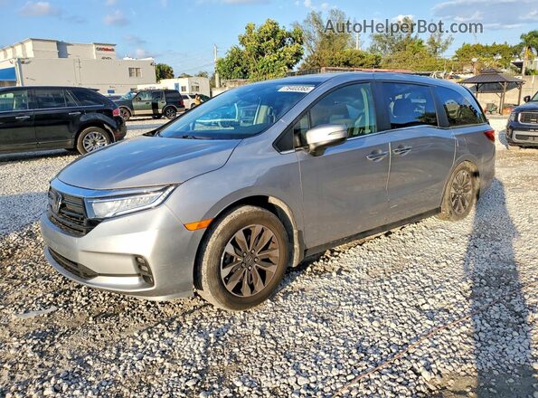 5FNRL6H62RB015950 2024 HONDA ODYSSEY Silver Առջևի ձախ երեք քառորդ տեսարան