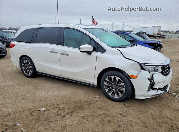 5FNRL6H64RB073199 2024 HONDA ODYSSEY Белый Передняя правая четверть