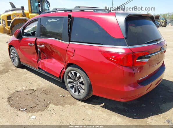 5FNRL6H65PB068235 2023 HONDA ODYSSEY Темно-бордовый Задняя левая четверть