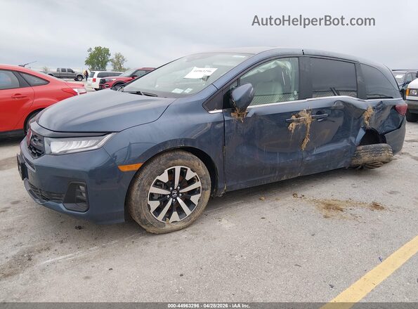 5FNRL6H65SB076912 2025 HONDA ODYSSEY Синий Передняя левая четверть