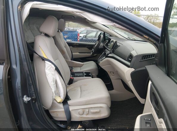 5FNRL6H65SB076912 2025 HONDA ODYSSEY Синий Вид салона спереди