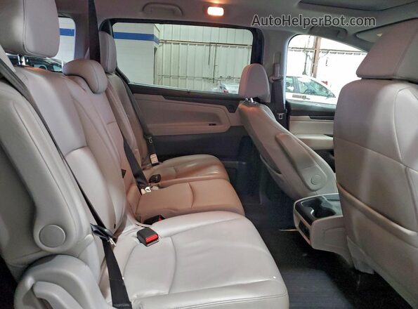 5FNRL6H67PB053218 2023 HONDA ODYSSEY Blue Widok wnętrza z tyłu