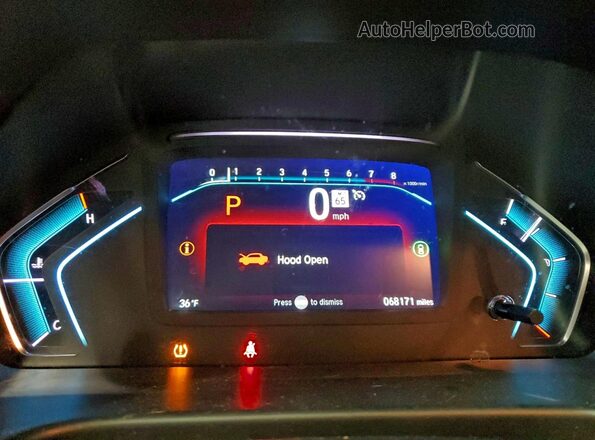 5FNRL6H67PB053218 2023 HONDA ODYSSEY Blue Widok zestawu wskaźników