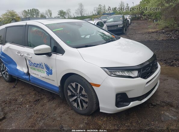 5FNRL6H67SB001175 2025 HONDA ODYSSEY Белый Передняя правая четверть