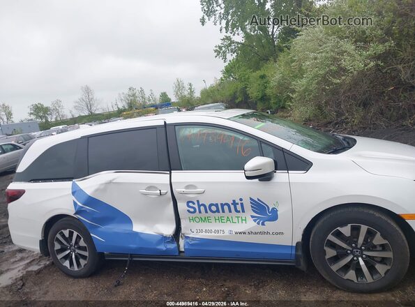 5FNRL6H67SB001175 2025 HONDA ODYSSEY Белый Вид задней части салона