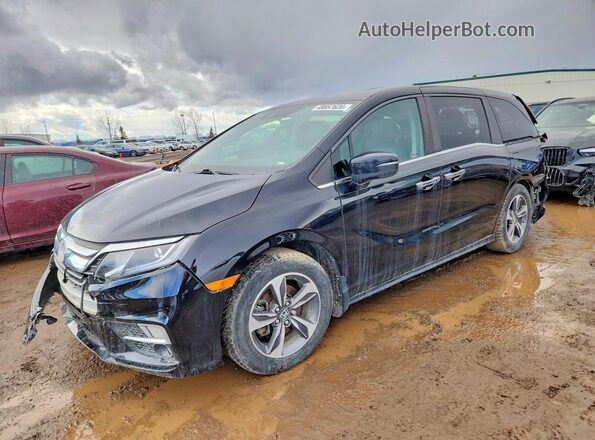 5FNRL6H69KB501872 2019 HONDA ODYSSEY Черный Передняя левая четверть