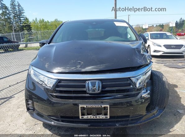 5FNRL6H6XPB020102 2023 HONDA ODYSSEY Black Вид щитка приладів
