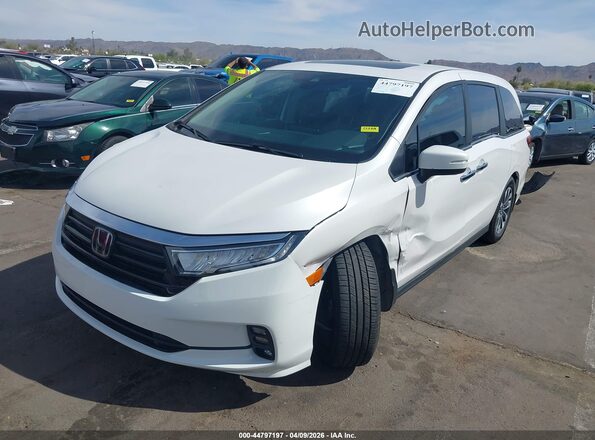 5FNRL6H6XPB073205 2023 HONDA ODYSSEY White Передня ліва чверть