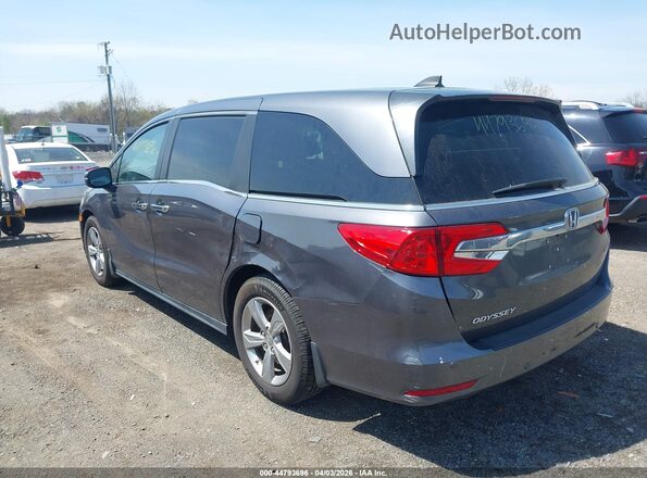 5FNRL6H70JB050452 2018 HONDA ODYSSEY Gray Trasero izquierdo