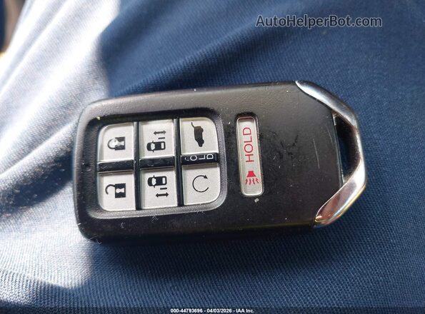 5FNRL6H70JB050452 2018 HONDA ODYSSEY Gray Vista del salpicadero