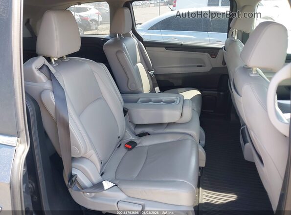 5FNRL6H70JB050452 2018 HONDA ODYSSEY Gray Vista de la etiqueta del VIN