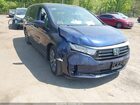 2022 Honda Odyssey Ex-l Blue vin: 5FNRL6H70NB031373