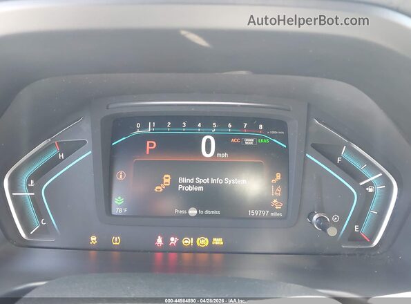 5FNRL6H71JB058642 2018 HONDA ODYSSEY Silver Widok tylnych siedzeń
