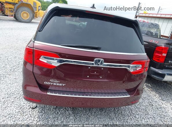 5FNRL6H71KB129436 2019 HONDA ODYSSEY Maroon 