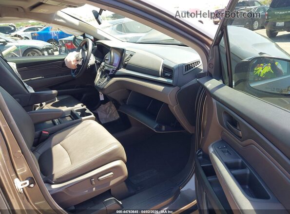 5FNRL6H71LB068266 2020 HONDA ODYSSEY Серый Вид салона спереди