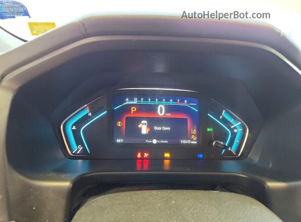 5FNRL6H72KB097435 2019 HONDA ODYSSEY White Вид щитка приладів