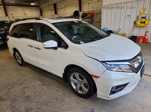 5FNRL6H72KB097435 2019 HONDA ODYSSEY White Передня права чверть