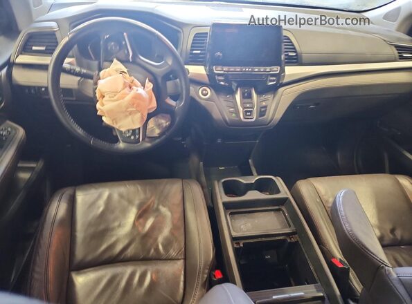 5FNRL6H73KB104439 2019 HONDA ODYSSEY Gray Widok deski rozdzielczej