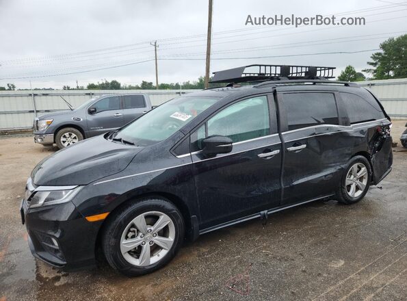 5FNRL6H74JB016806 2018 HONDA ODYSSEY Black Przód lewy