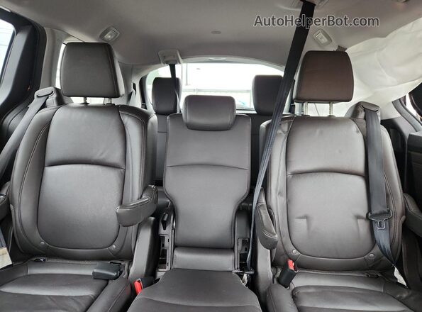 5FNRL6H74JB016806 2018 HONDA ODYSSEY Black Widok tylnych siedzeń