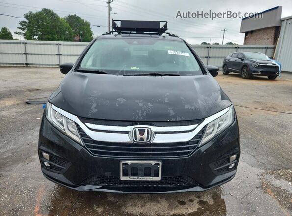5FNRL6H74JB016806 2018 HONDA ODYSSEY Black Widok z przodu
