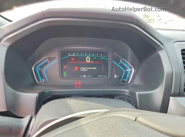 5FNRL6H74JB100995 2018 HONDA ODYSSEY White Вид щитка приладів