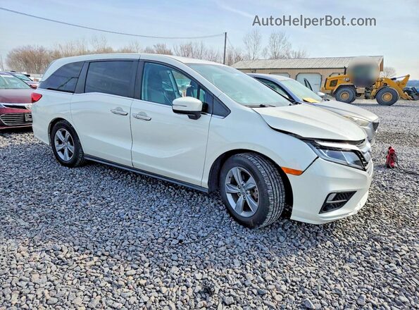 5FNRL6H74JB100995 2018 HONDA ODYSSEY White Передня права чверть