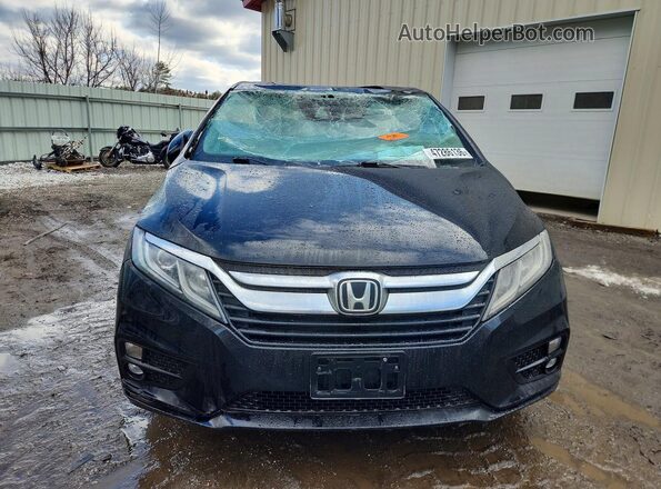 5FNRL6H74KB029833 2019 HONDA ODYSSEY Черный Вид спереди