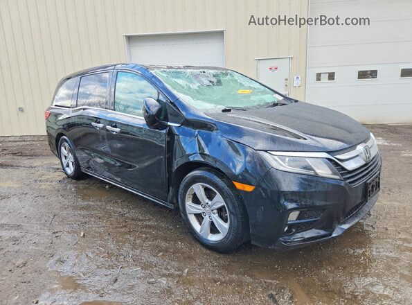 5FNRL6H74KB029833 2019 HONDA ODYSSEY Черный Передняя правая четверть