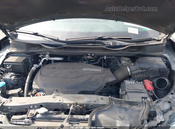 5FNRL6H74KB076182 2019 HONDA ODYSSEY Green Rear view