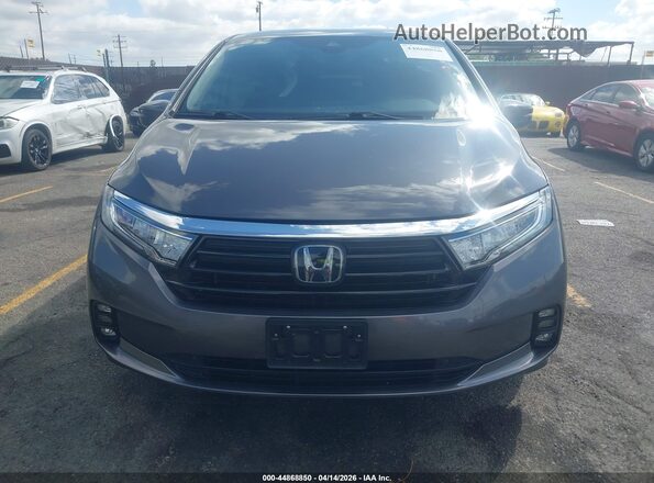 5FNRL6H74NB032994 2022 HONDA ODYSSEY Gray Instrument cluster view