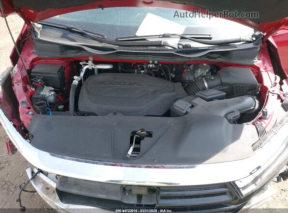5FNRL6H75NB036309 2022 HONDA ODYSSEY Красный Вид сзади