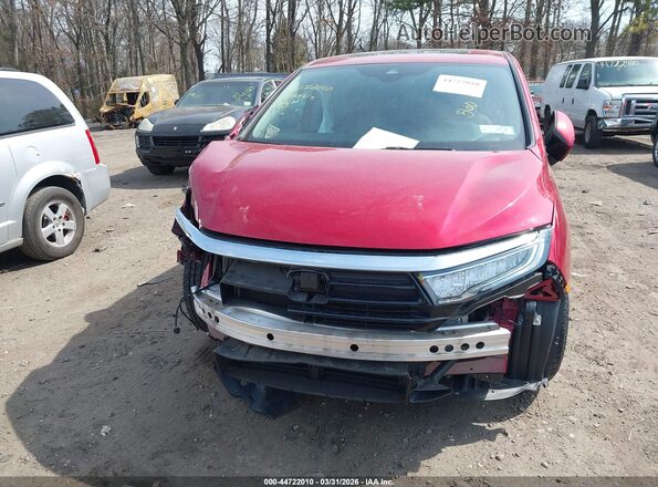 5FNRL6H75NB036309 2022 HONDA ODYSSEY Красный Вид щитка приборов