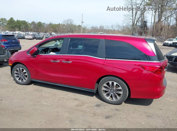 5FNRL6H75NB036309 2022 HONDA ODYSSEY Красный Панорамный вид салона 360°