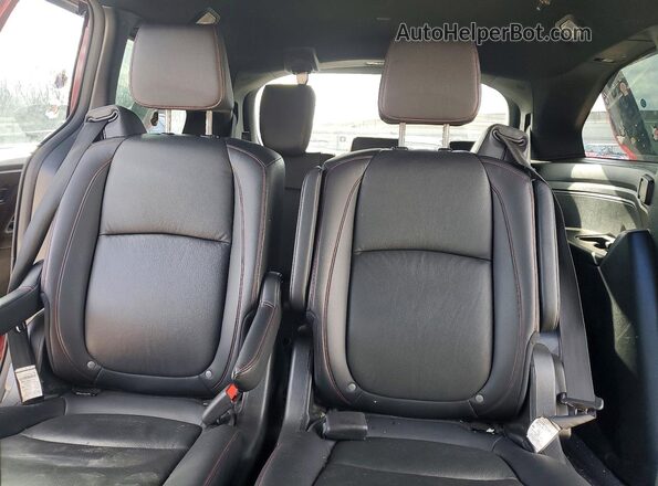 5FNRL6H75PB043974 2023 HONDA ODYSSEY Red Rear seats view