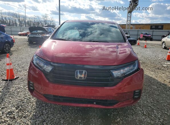 5FNRL6H75PB043974 2023 HONDA ODYSSEY Red Front view