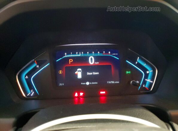 5FNRL6H76JB063321 2018 HONDA ODYSSEY Серебряный Вид щитка приборов