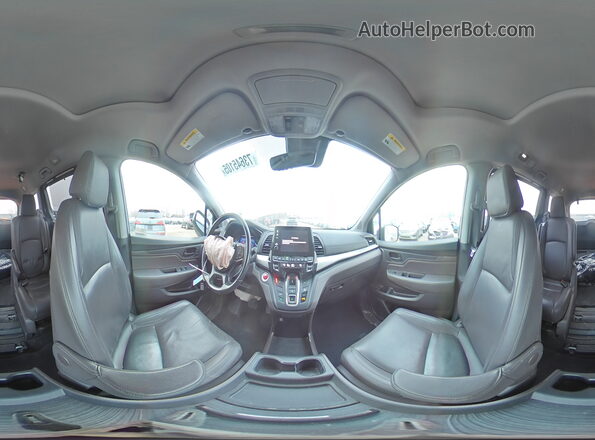 5FNRL6H76JB063321 2018 HONDA ODYSSEY Серебряный Панорамный вид салона 360°