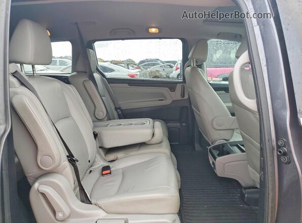 5FNRL6H76KB014864 2019 HONDA ODYSSEY Gray Rear interior view